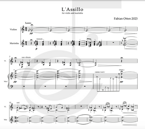 L’Assillo - for Violin and Marimba