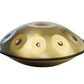 Beginner Handpan Polaris 10 Notes D Minor Scale Golden hangdrum with gift set