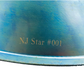 Beginner Handpan NJ Star 13 Notes D Minor Scale Blue hangdrum with gift set