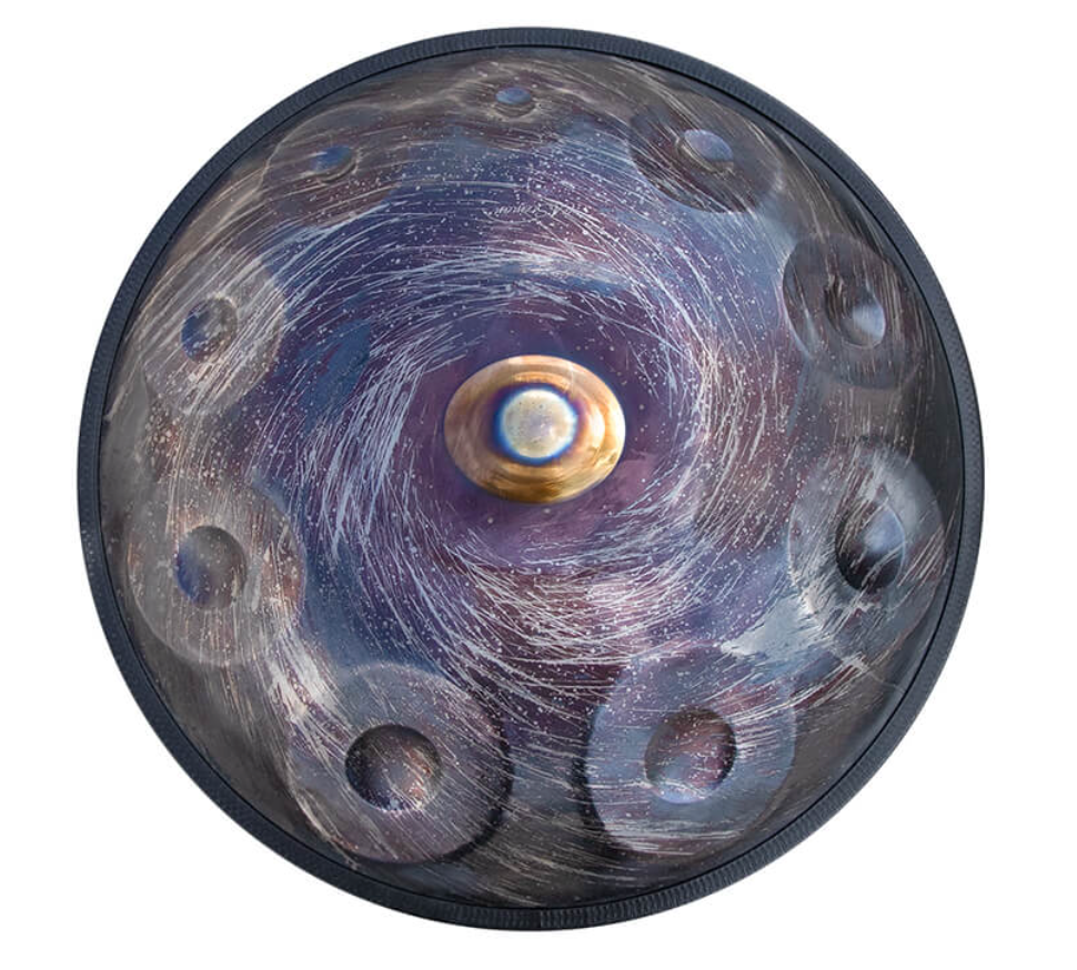 Beginner Handpan Neutron Star 10 Notes D Minor Scale Purple hangdrum with gift set Regular price