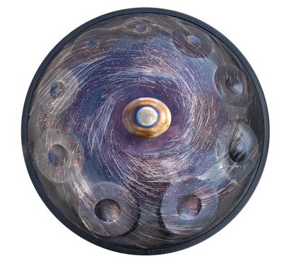 Beginner Handpan Neutron Star 10 Notes D Minor Scale Purple hangdrum with gift set Regular price